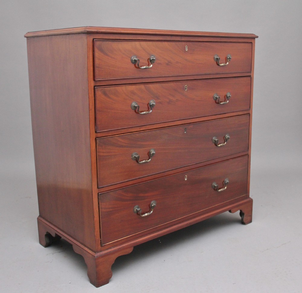 18th Century mahogany chest of drawers View II