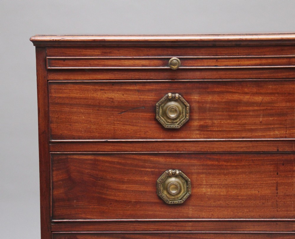 18th Century mahogany chest with brushing slide View IV