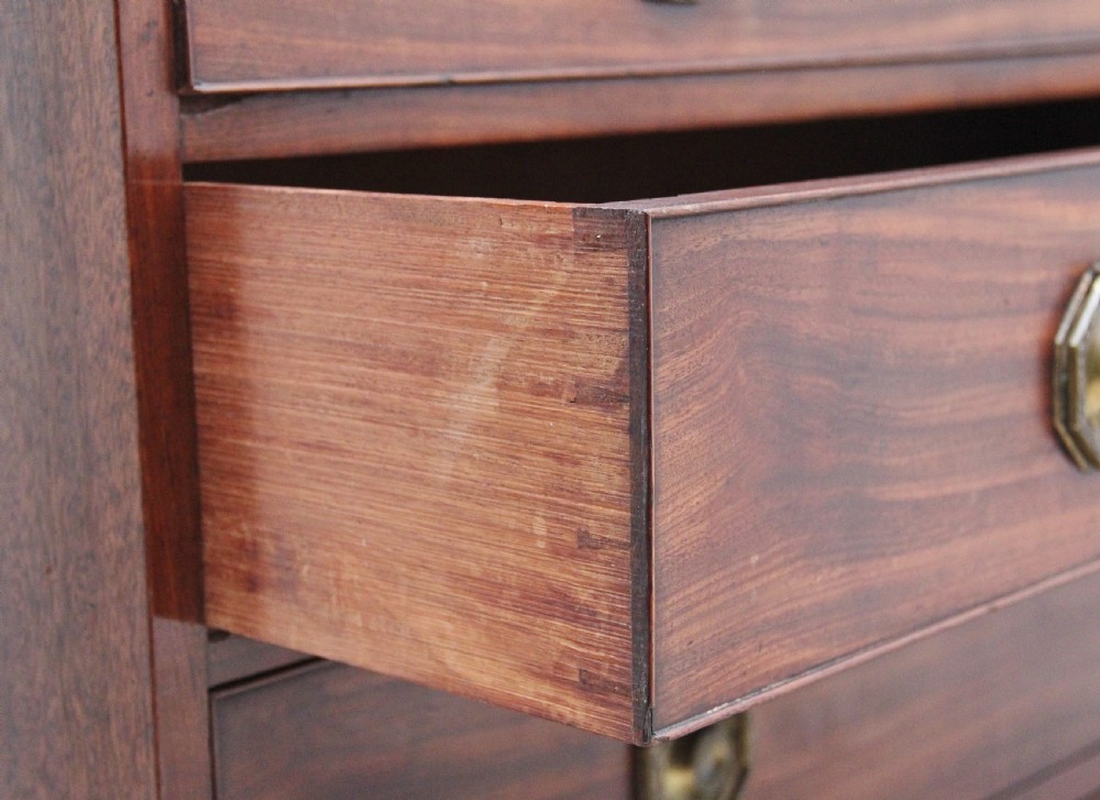 18th Century mahogany chest with brushing slide View VII