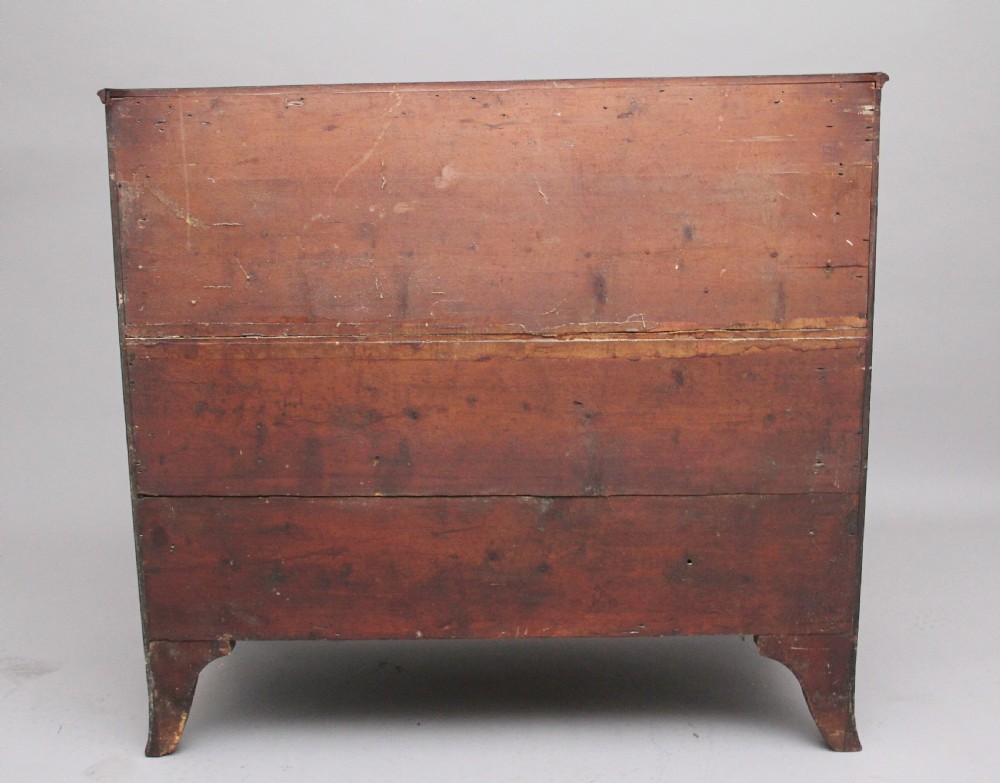 18th Century mahogany chest with brushing slide View IX