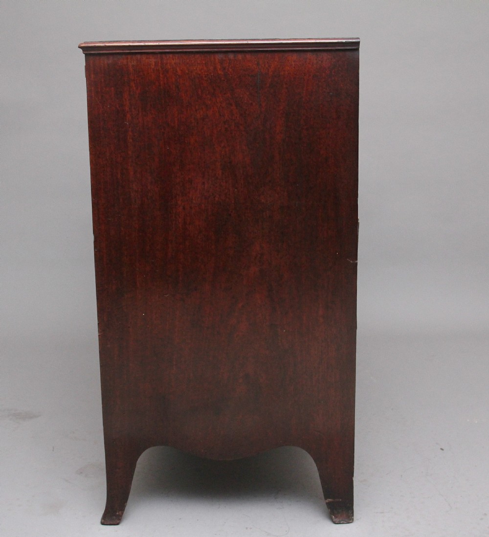 18th Century mahogany chest with brushing slide View X