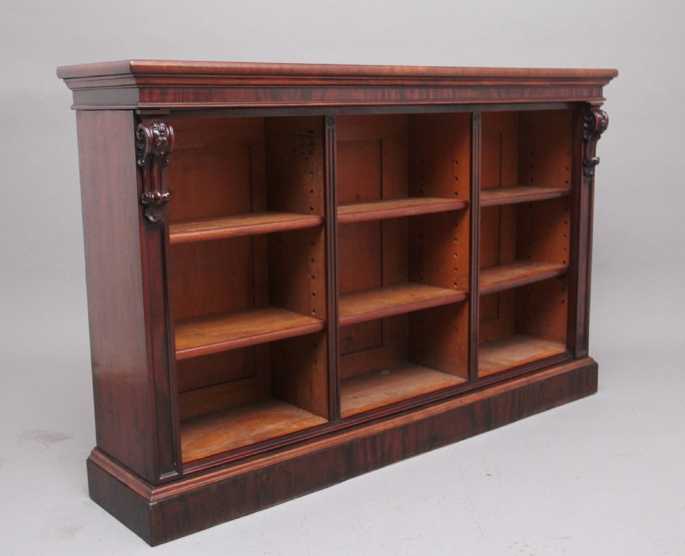 Early 19th Century open bookcase