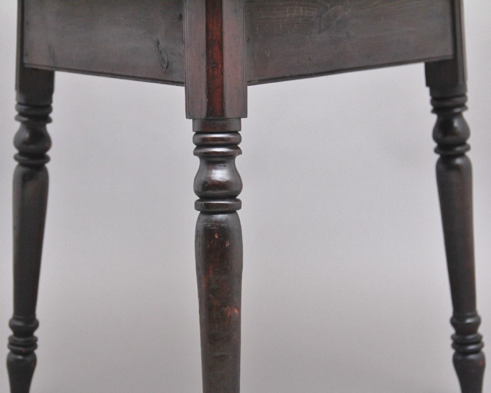 Early 19th Century oak and pine cricket table View V