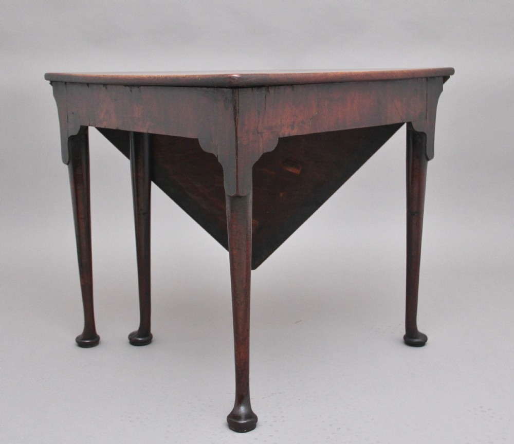 18th Century mahogany envelope table View III