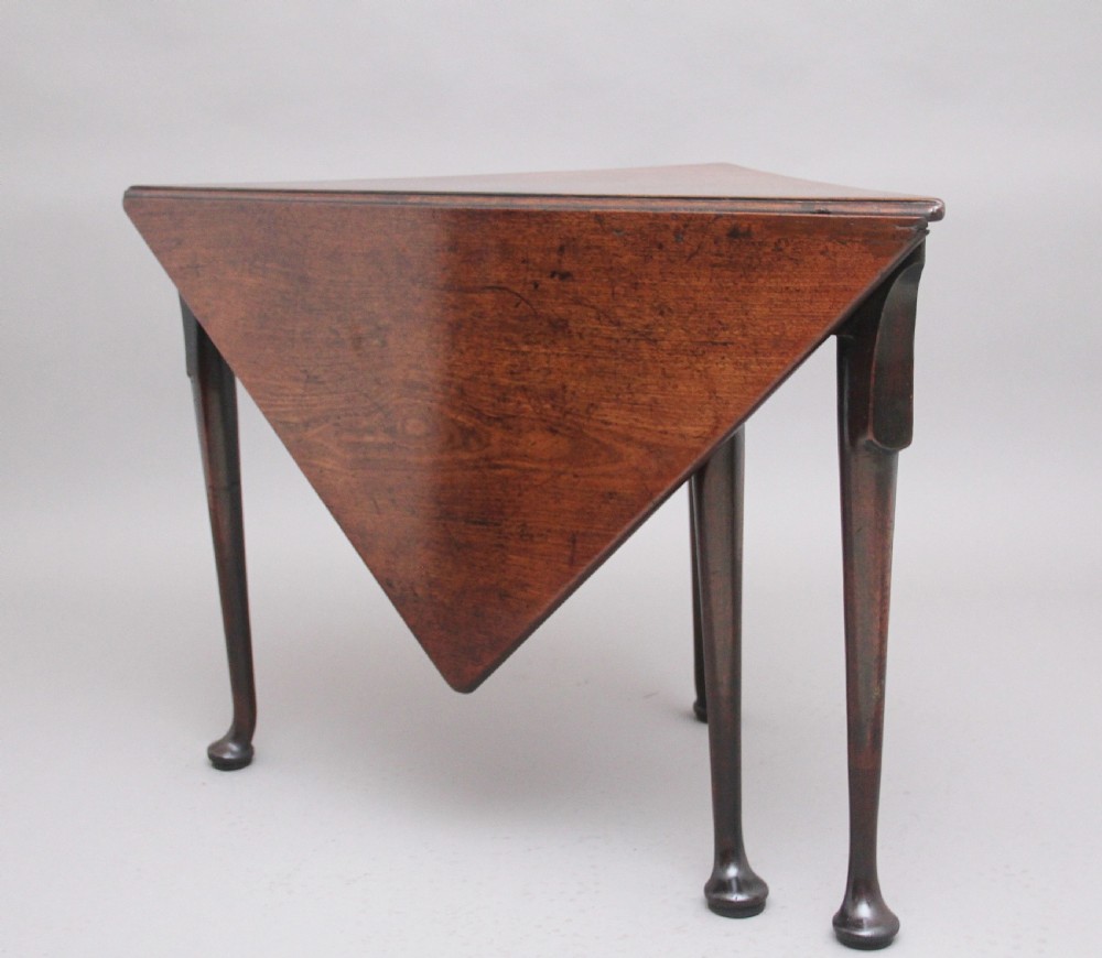 18th Century mahogany envelope table View VII