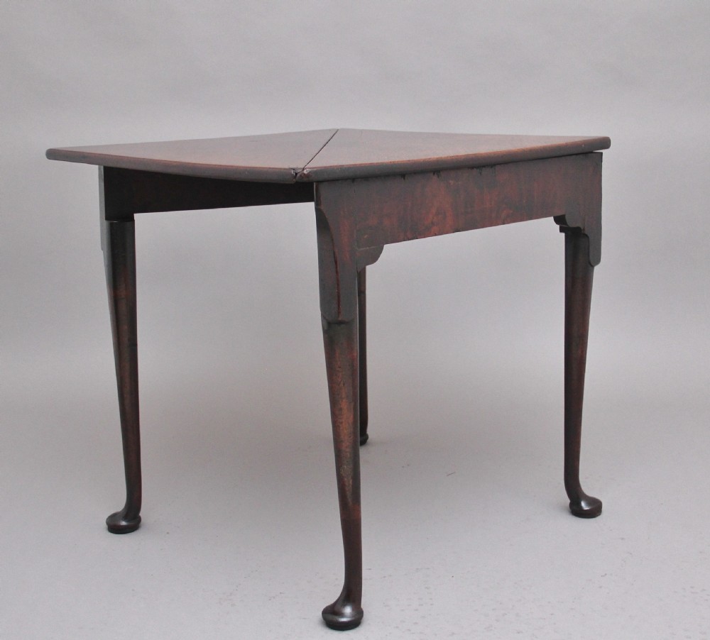 18th Century mahogany envelope table View VIII