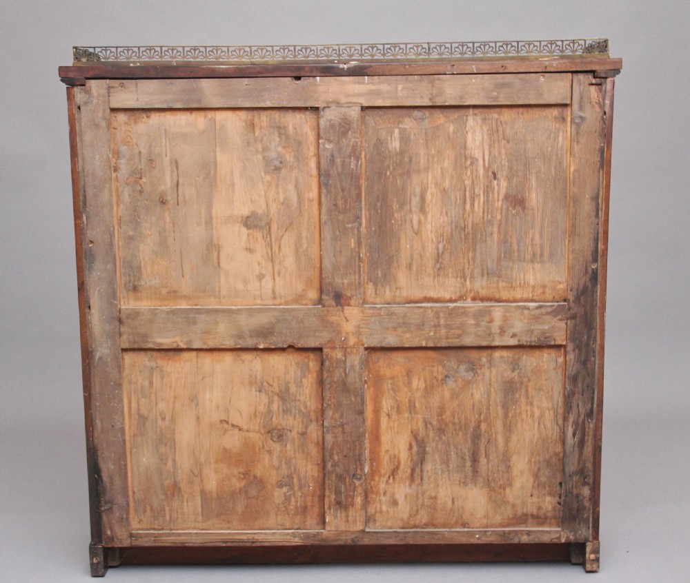 Early 19th Century mahogany open bookcase View IV