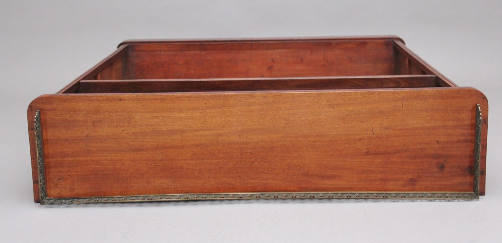 Early 19th Century mahogany open bookcase View VI