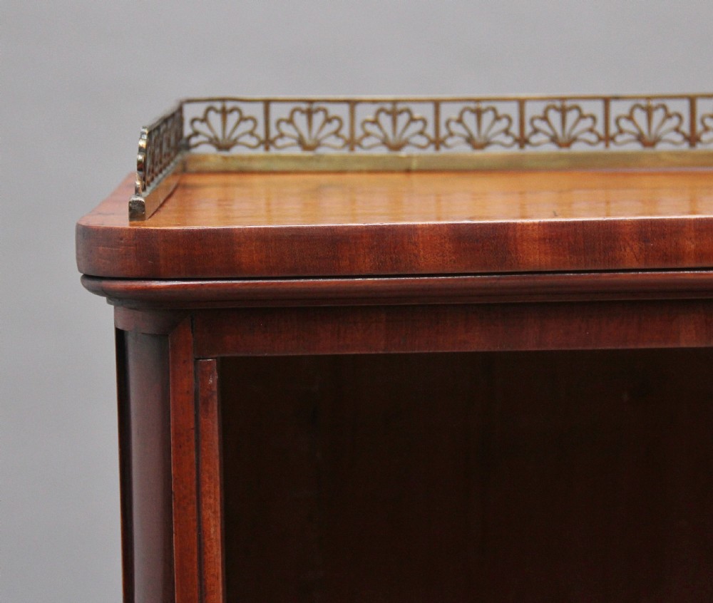 Early 19th Century mahogany open bookcase View VII