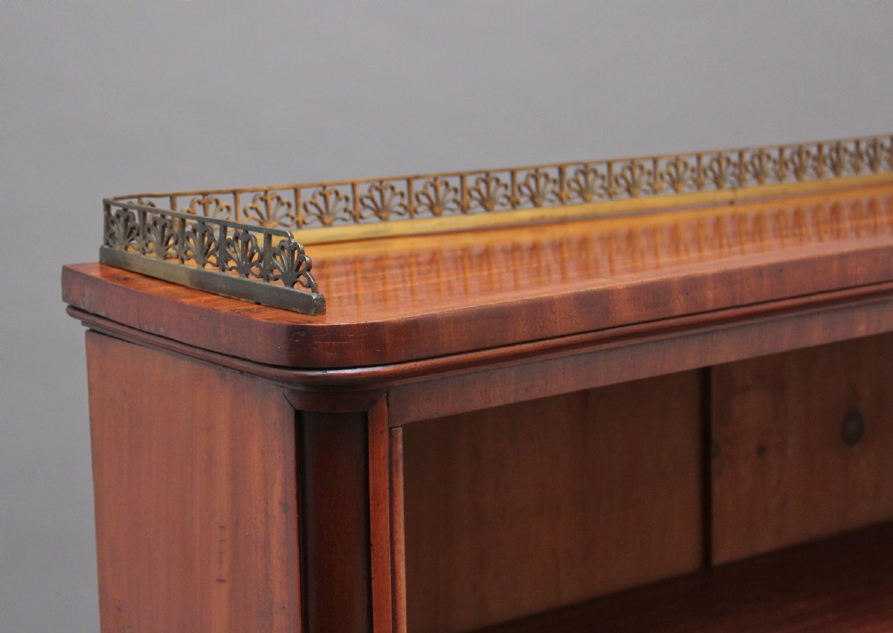 Early 19th Century mahogany open bookcase View VIII