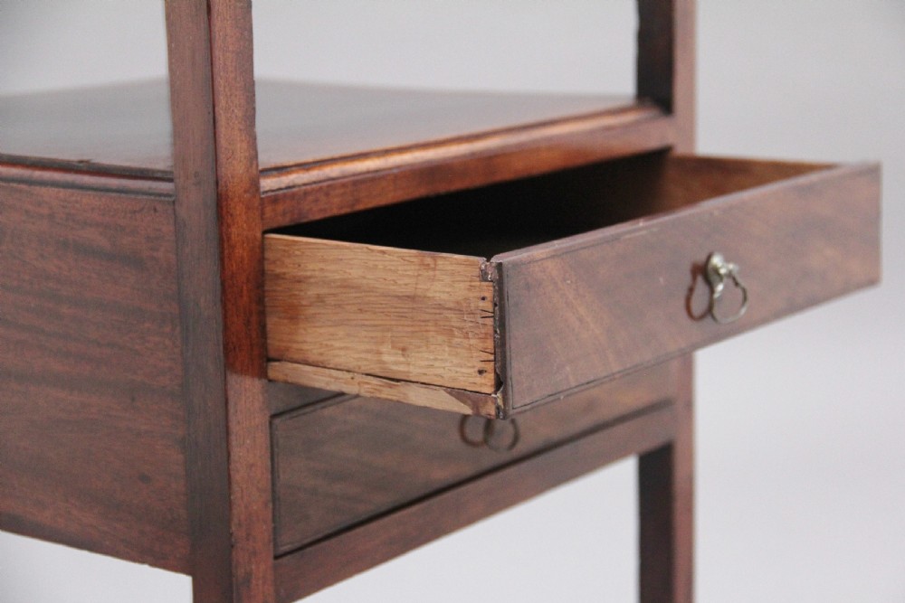Early 19th Century mahogany bedside table View V