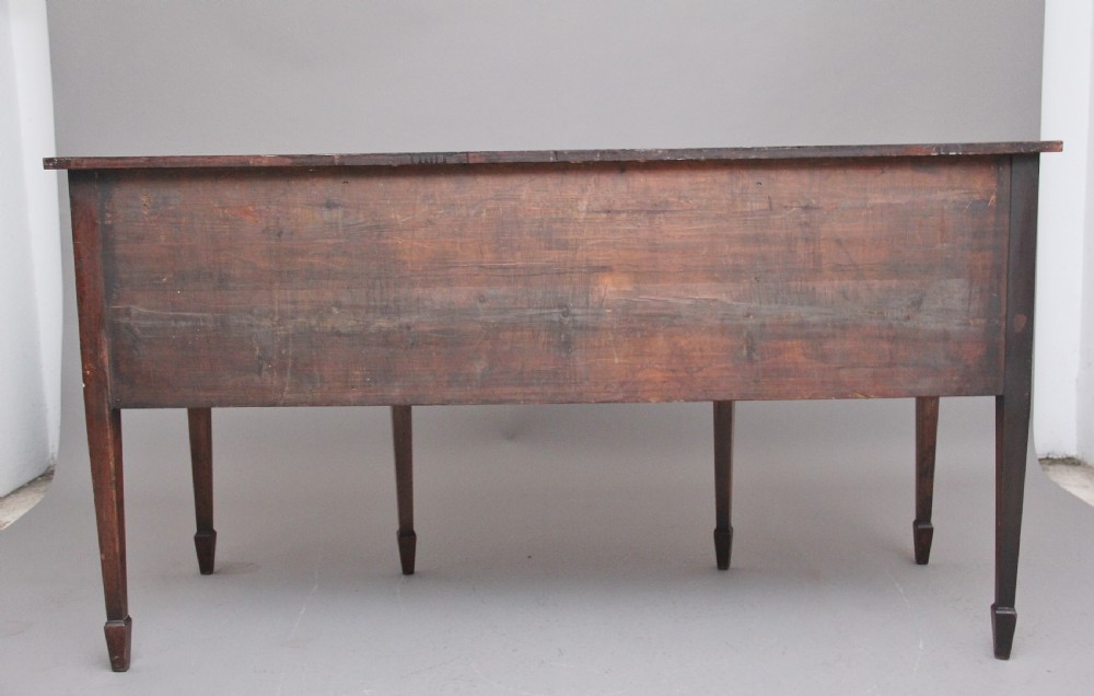 19th Century mahogany serpentine sideboard  View IV