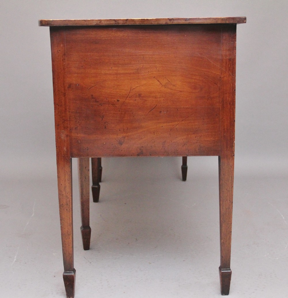 19th Century mahogany serpentine sideboard  View V