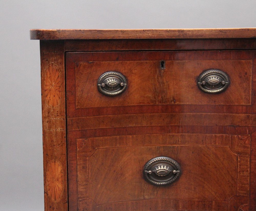 19th Century mahogany serpentine sideboard  View VII