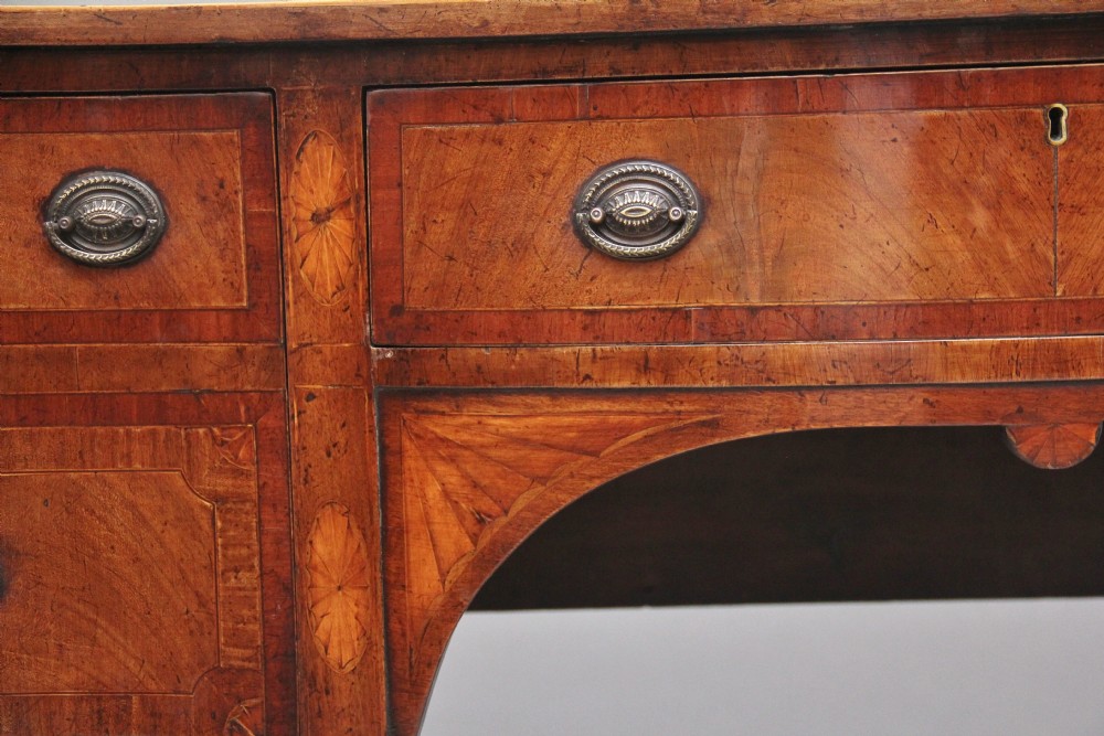 19th Century mahogany serpentine sideboard  View VIII