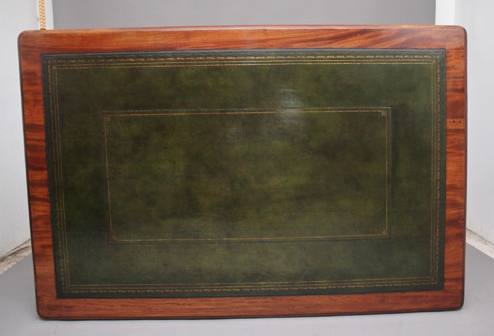19th Century mahogany partners writing table View VIII