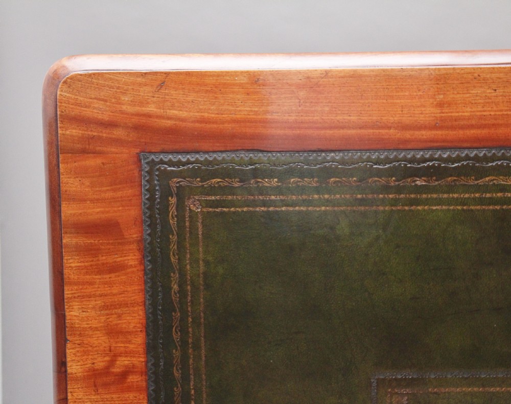 19th Century mahogany partners writing table View IX