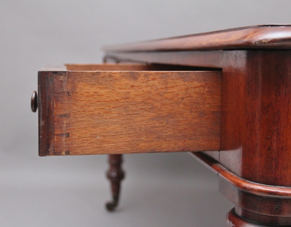 19th Century mahogany partners writing table View XIII