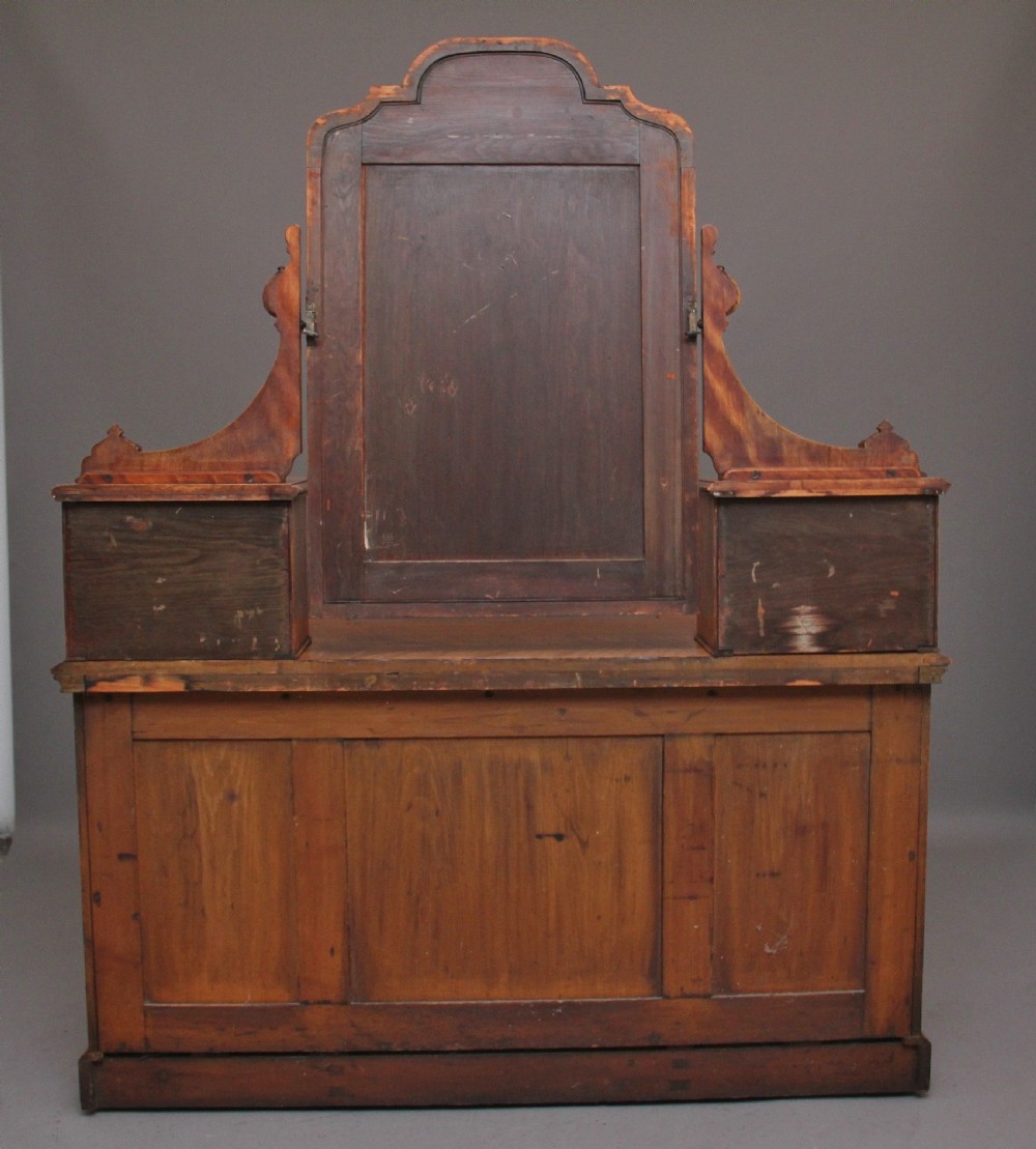 19th Century satin birch dressing table View VIII