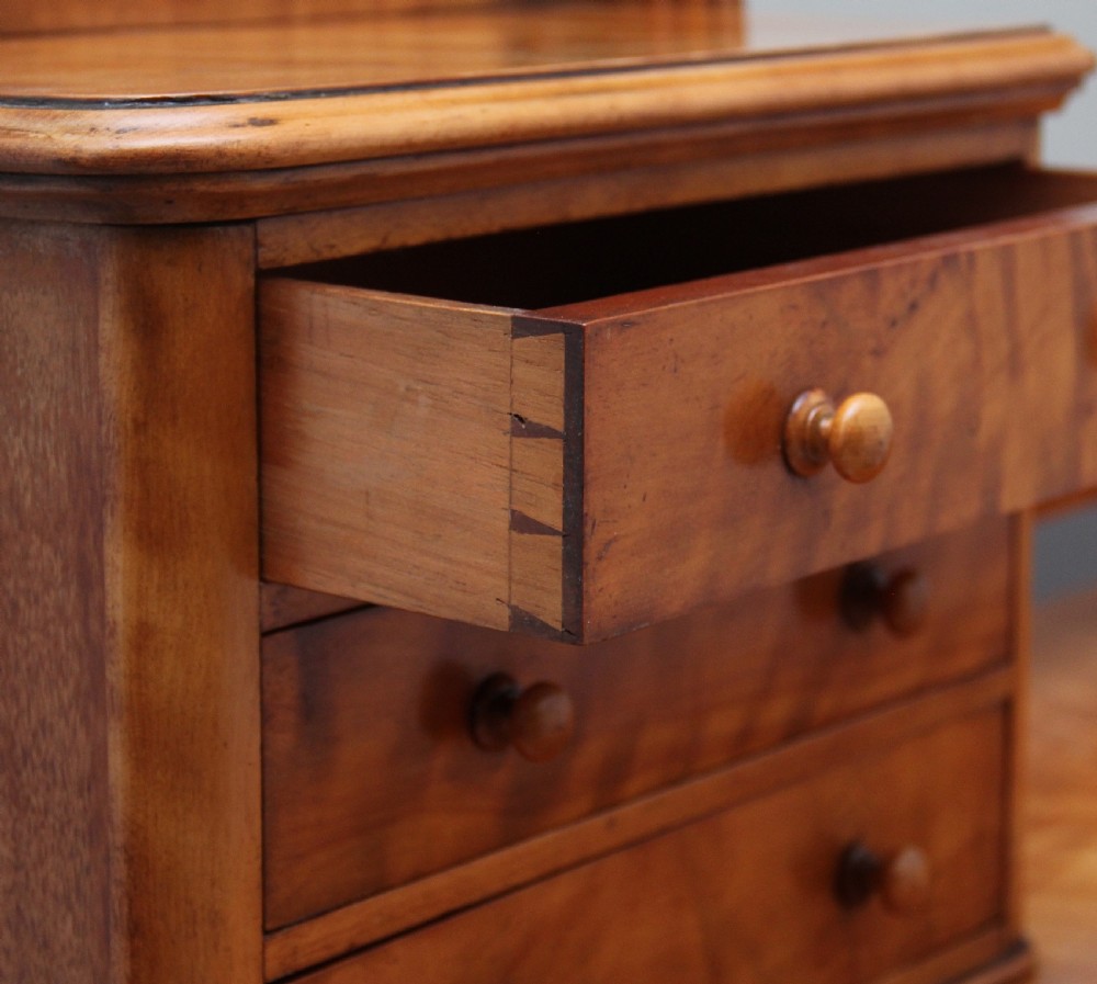 19th Century satin birch dressing table View XIV