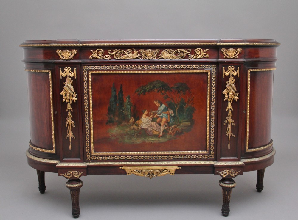 19th Century French mahogany cabinet