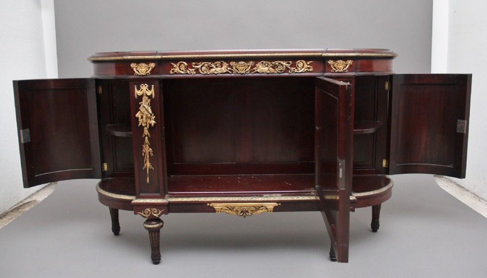 19th Century French mahogany cabinet View II