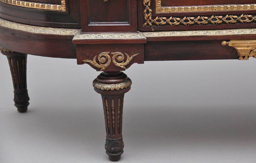 19th Century French mahogany cabinet View X