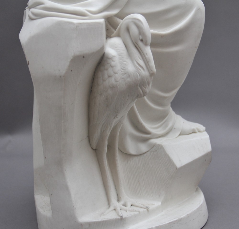 19th Century parian figure of Solitude View IX