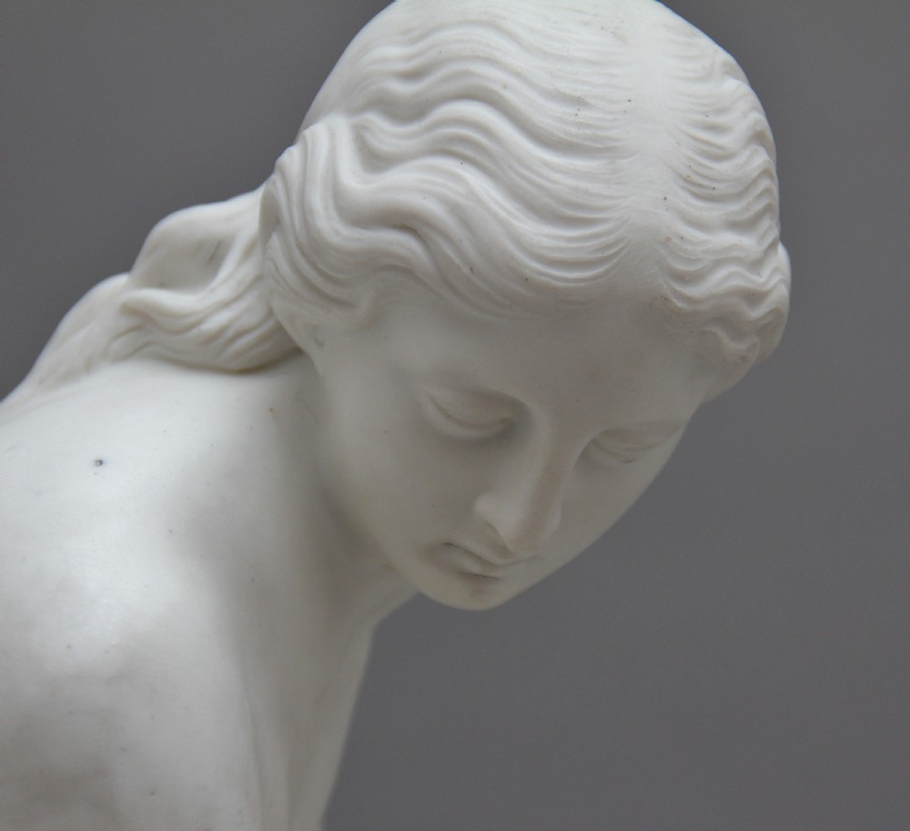 19th Century parian figure of Solitude View X