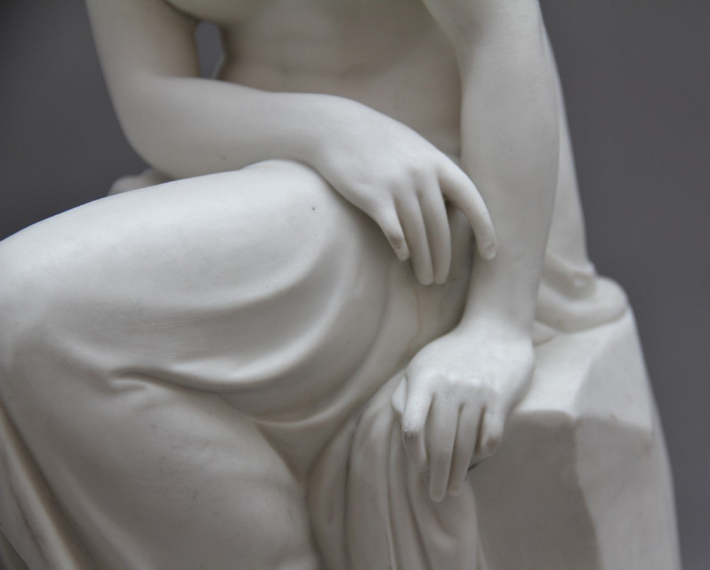 19th Century parian figure of Solitude View XI