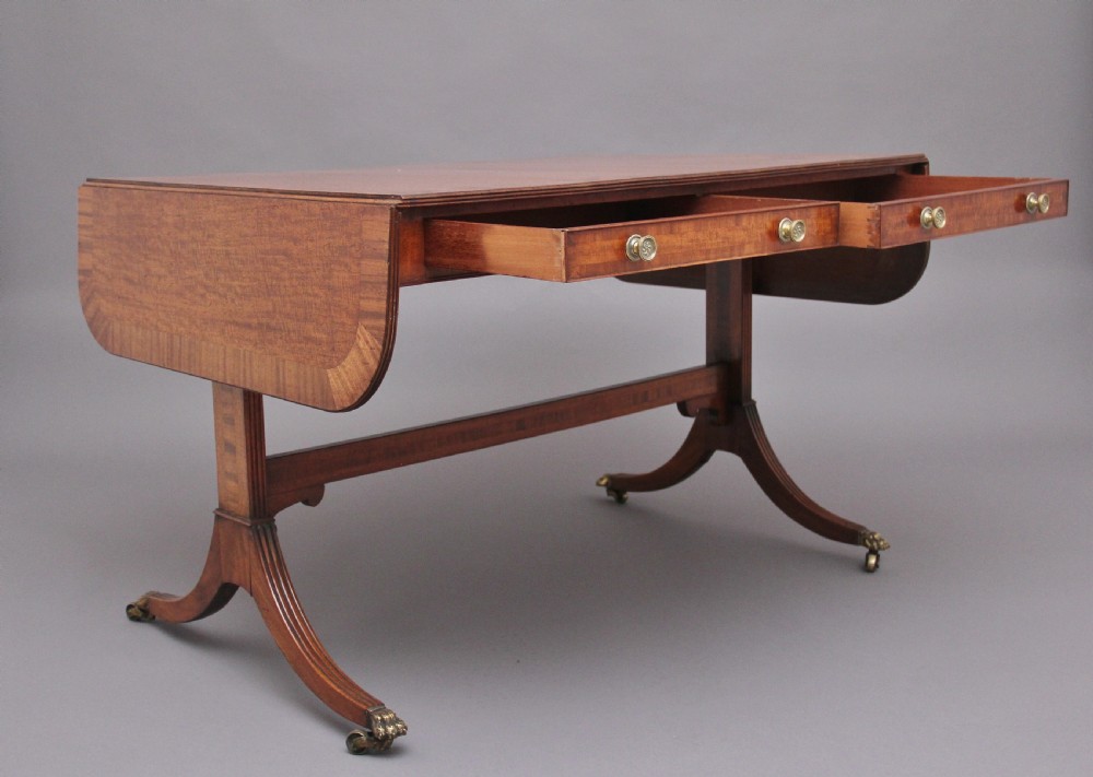 Early 19th Century mahogany sofa table View II