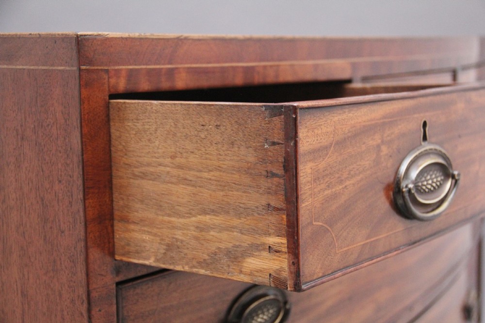 Early 19th Century mahogany bowfront chest View VI