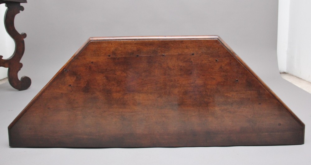 Pair of early 20th Century walnut console tables View V