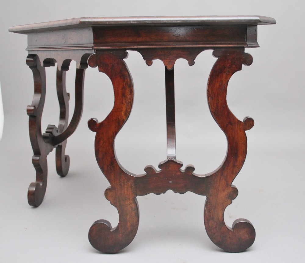 Pair of early 20th Century walnut console tables View VIII
