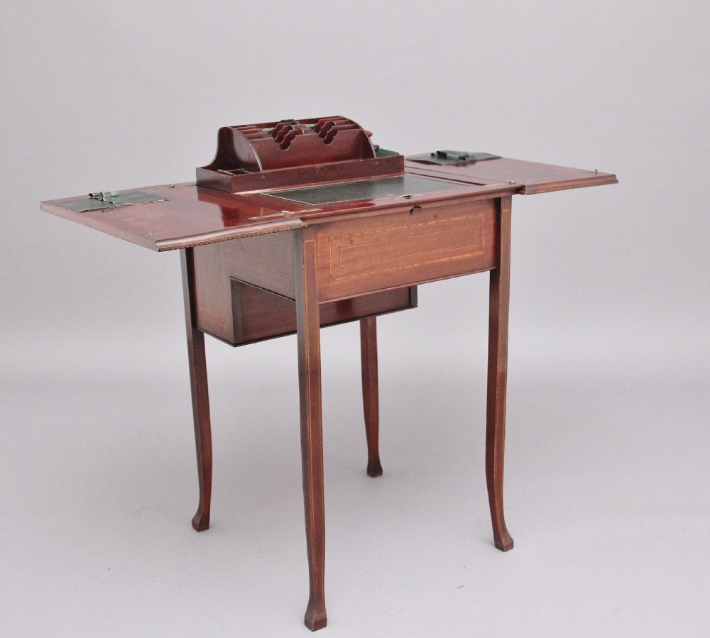 Early 20th Century mahogany metamorphic writing table