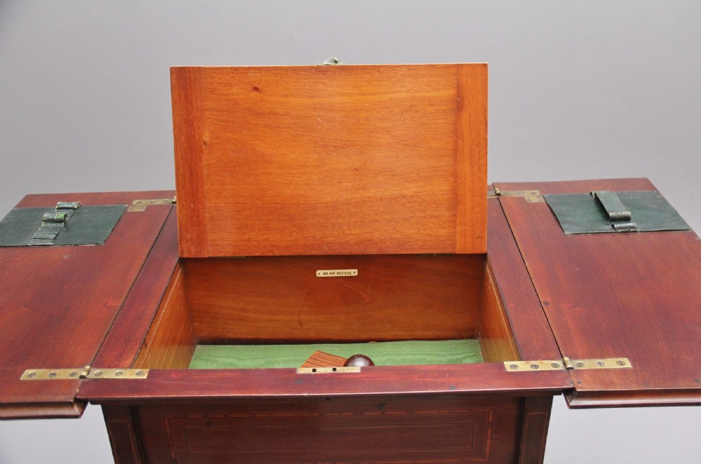 Early 20th Century mahogany metamorphic writing table View VIII