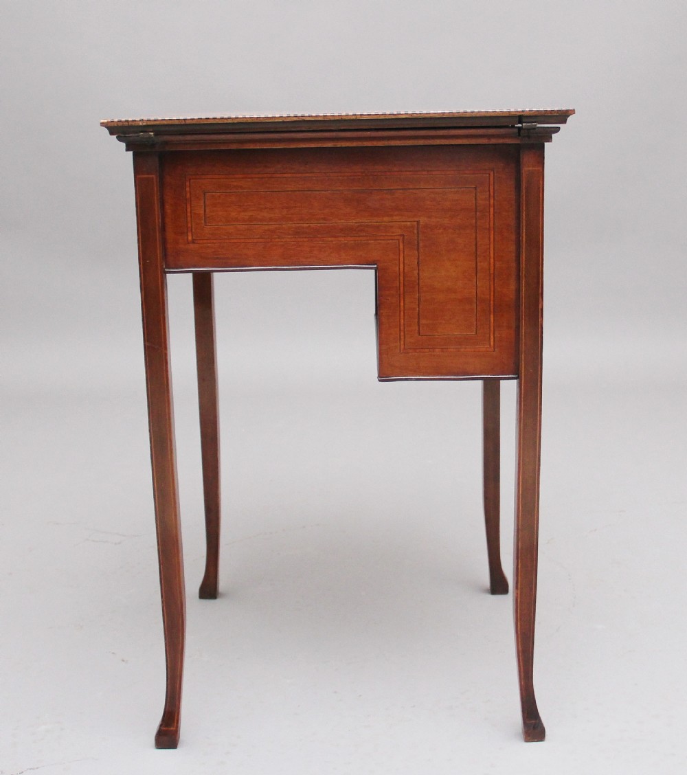 Early 20th Century mahogany metamorphic writing table View XIII