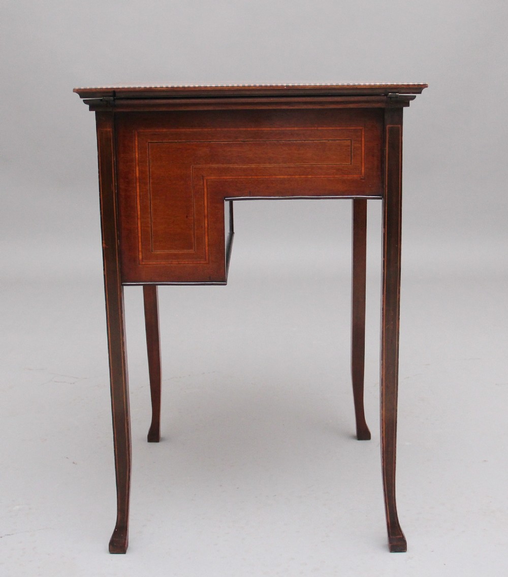 Early 20th Century mahogany metamorphic writing table View XIV
