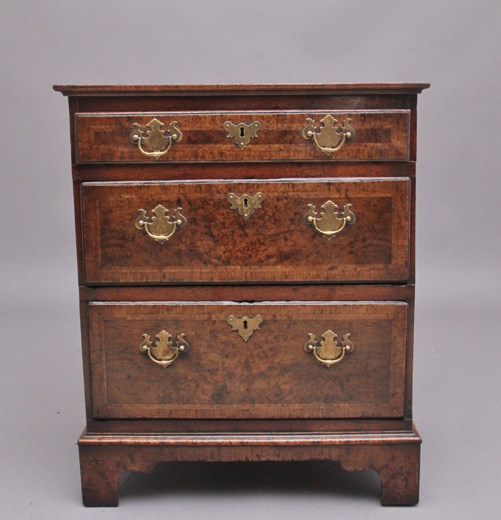 18th Century and later veneered chest of drawers