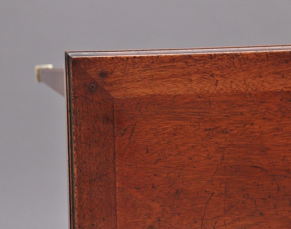 Pair of French mahogany and brass mounted lamp tables View VII