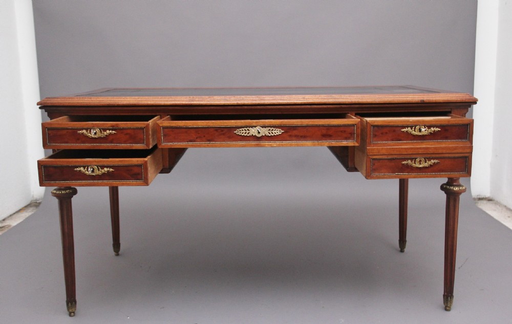 19th Century French mahogany directoire writing desk View III