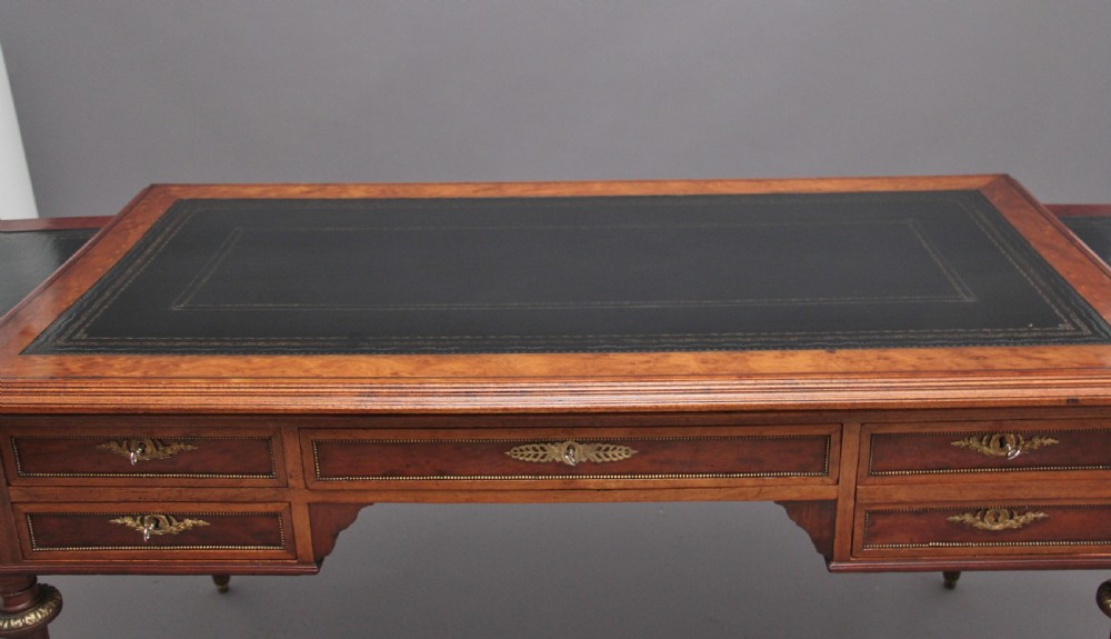 19th Century French mahogany directoire writing desk View IV