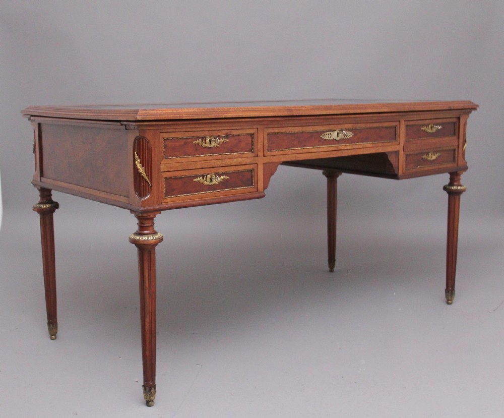 19th Century French mahogany directoire writing desk View VI
