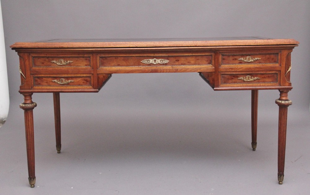 19th Century French mahogany directoire writing desk View IX