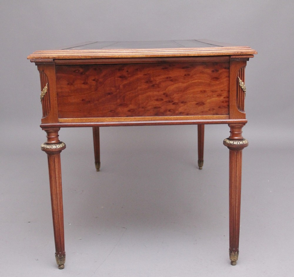 19th Century French mahogany directoire writing desk View X