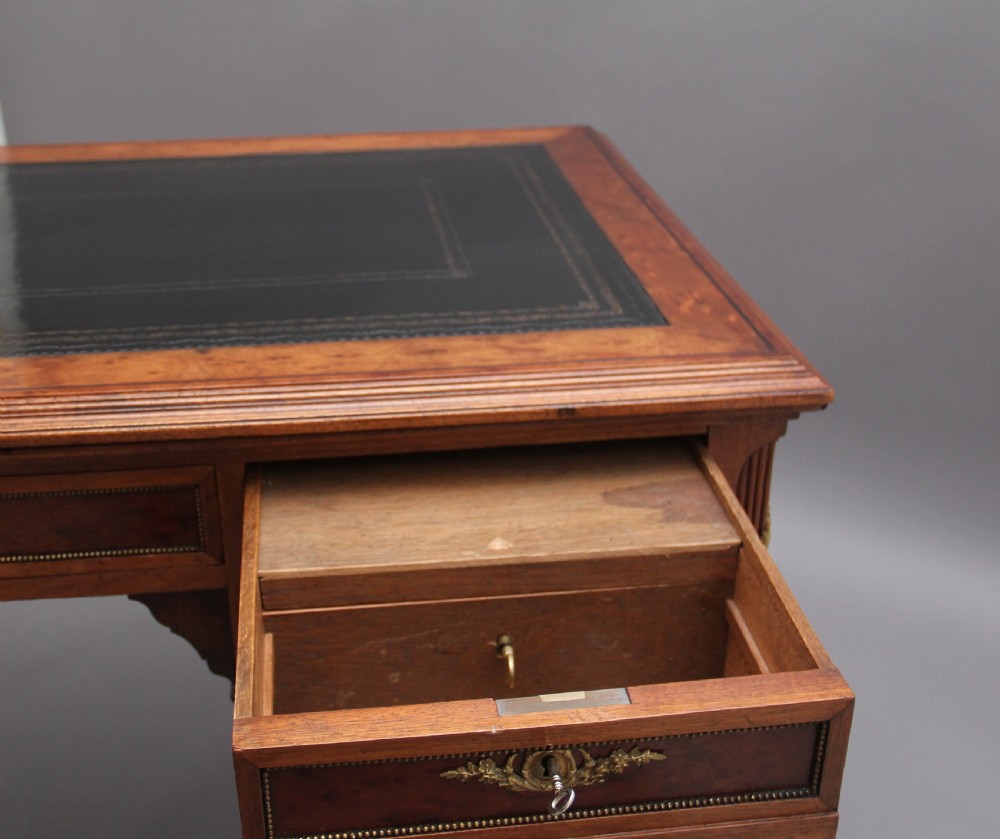 19th Century French mahogany directoire writing desk View XIII