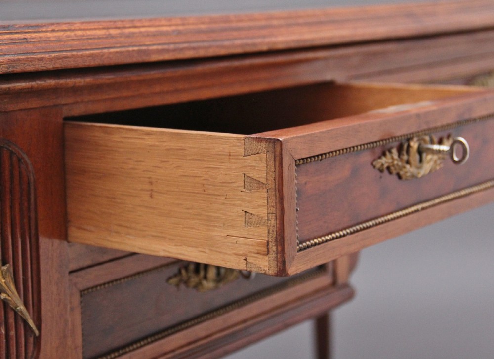 19th Century French mahogany directoire writing desk View XV