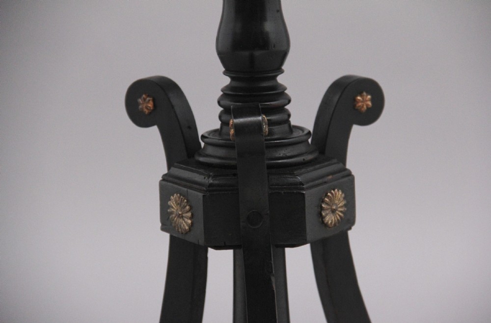 19th Century mahogany and ebonised occasional table View VIII