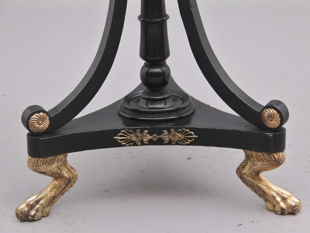 19th Century mahogany and ebonised occasional table View X
