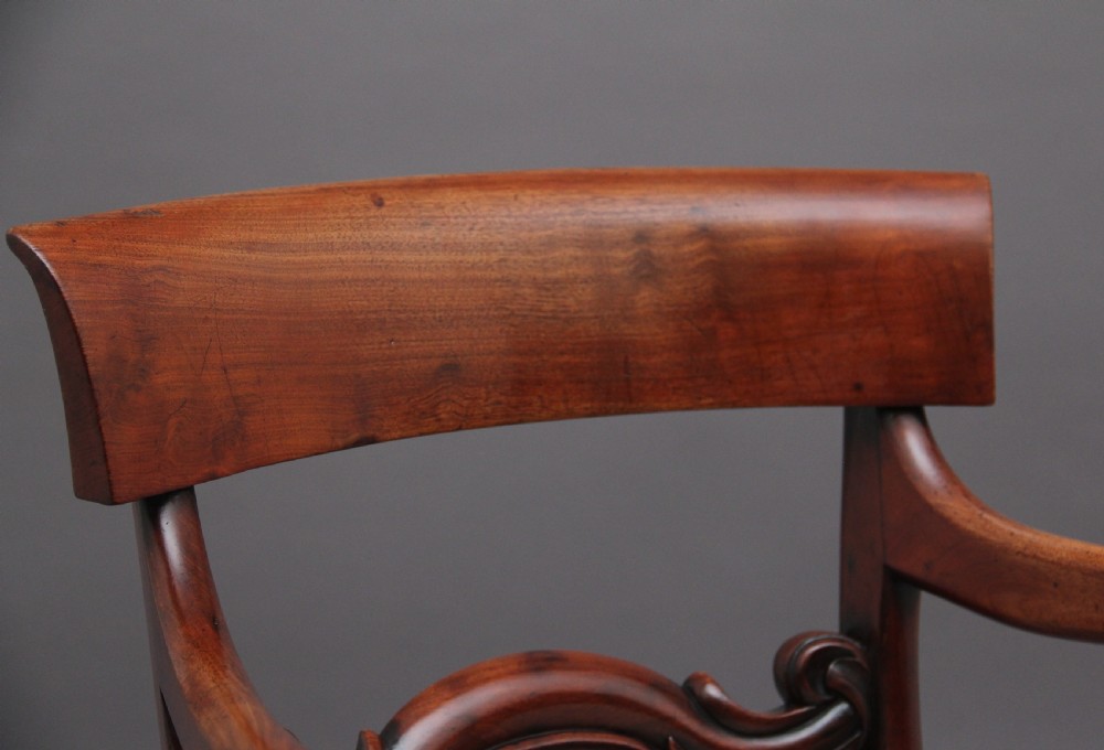 Pair of 19th Century mahogany armchairs  View VII
